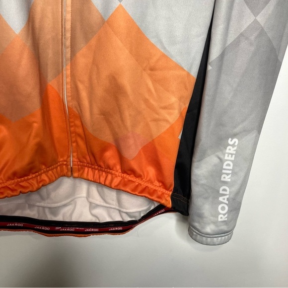 Jakroo road riders full zip cycling jersey size large - Picture 4 of 6